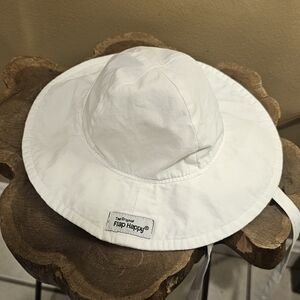 Flap Happy Floppy Hat White Poplin UPF 50+